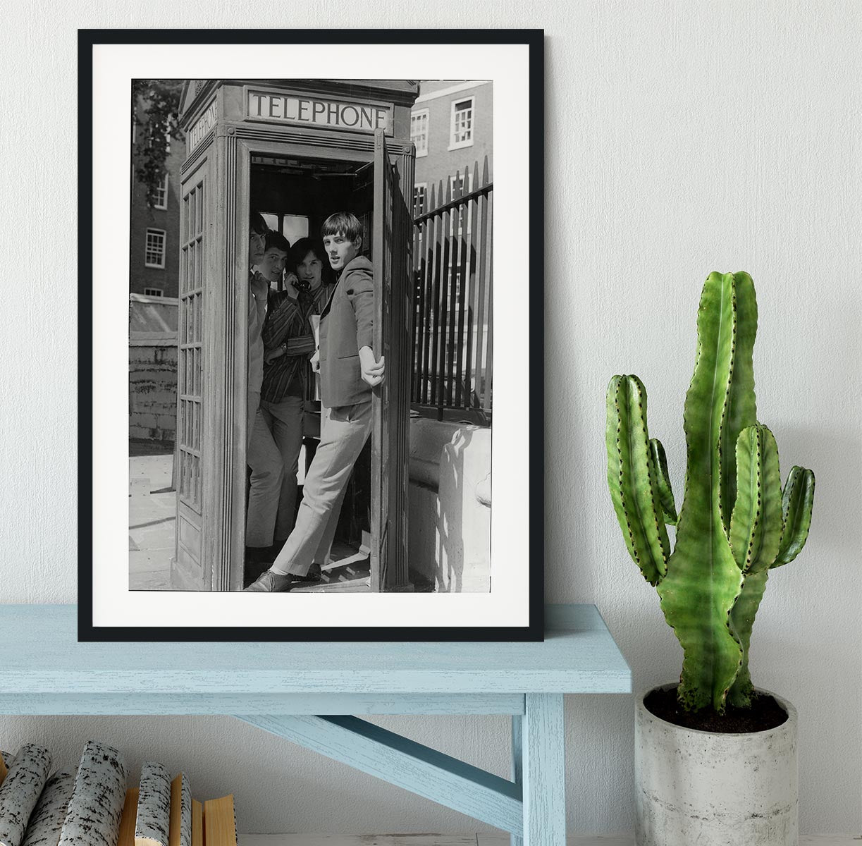 The Kinks calling Framed Print - Canvas Art Rocks - 1
