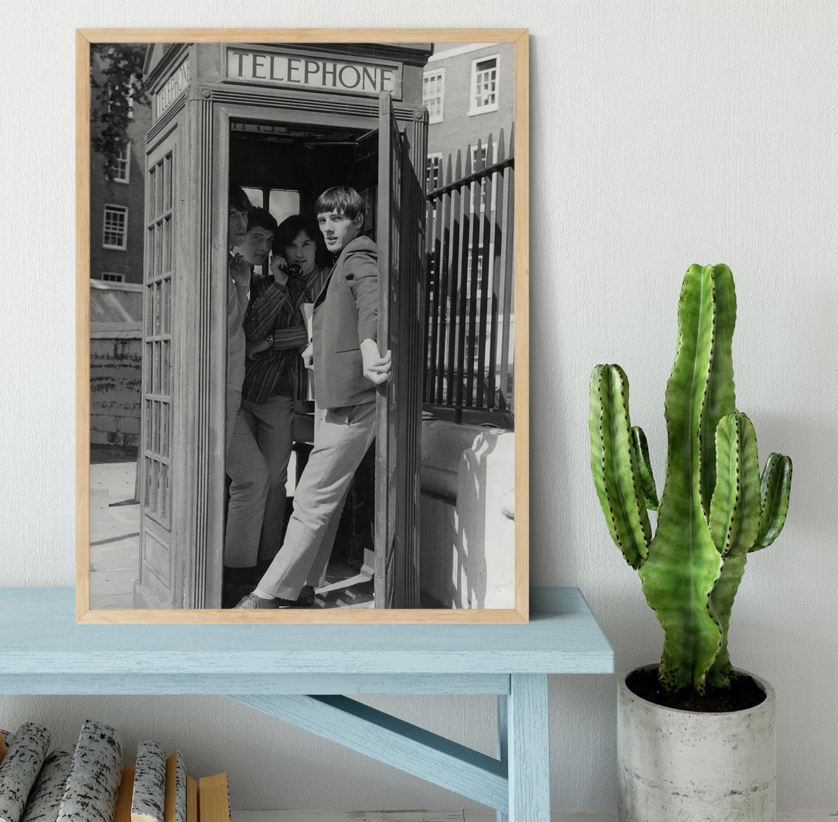 The Kinks calling Framed Print - Canvas Art Rocks - 4