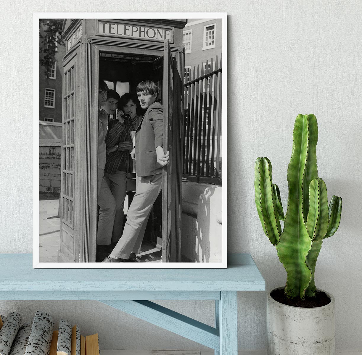 The Kinks calling Framed Print - Canvas Art Rocks -6