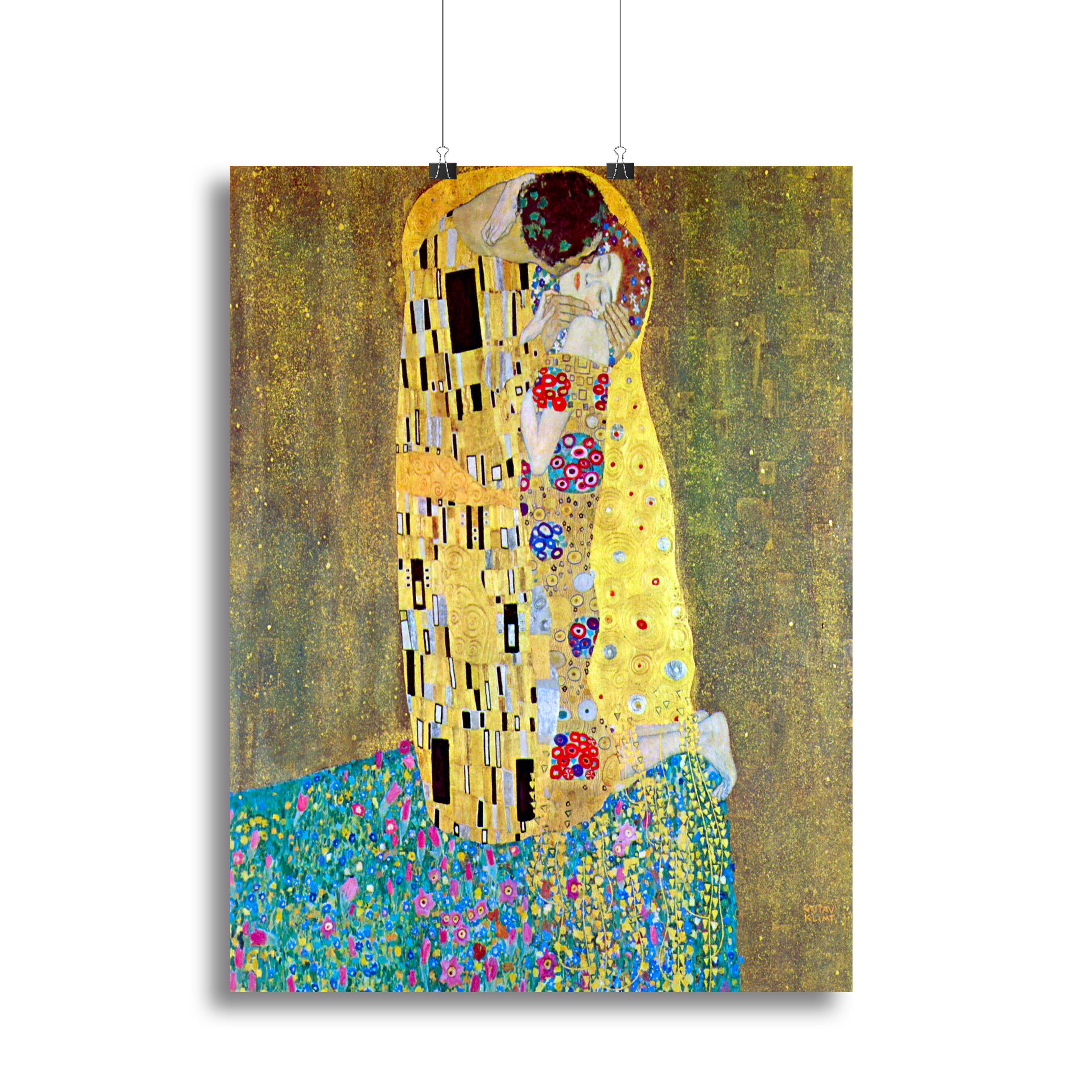 The Kiss 2 by Klimt Canvas Print or Poster - Canvas Art Rocks - 2