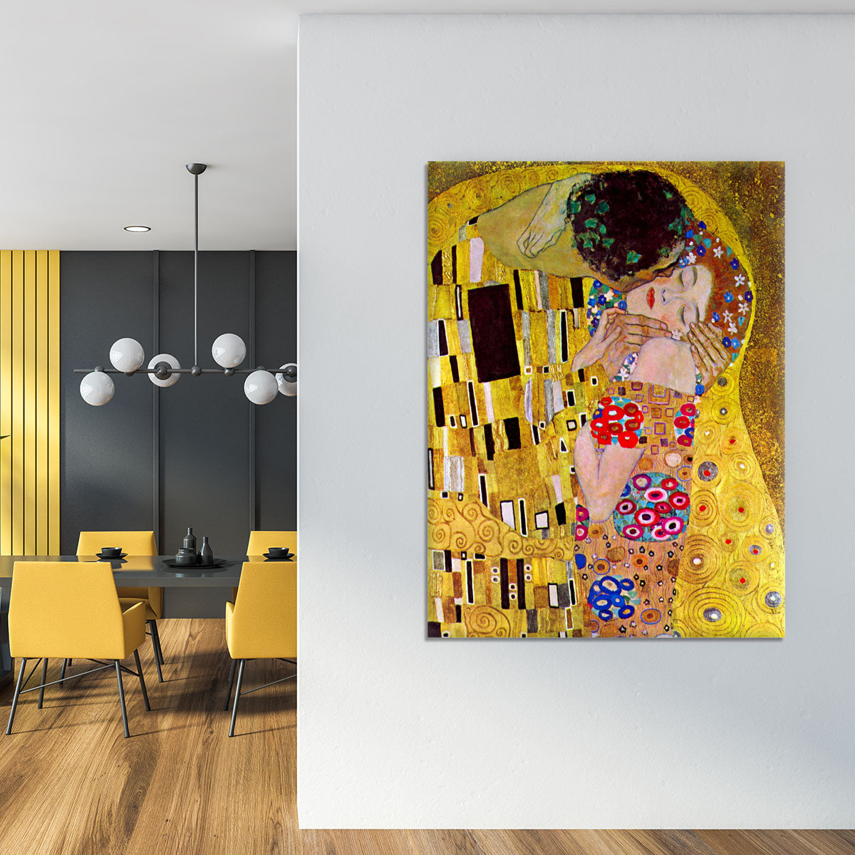 The Kiss by Klimt Canvas Print or Poster - Canvas Art Rocks - 4