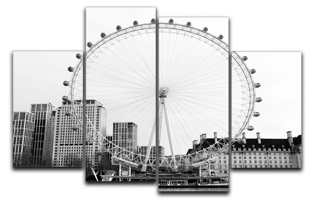 The London Eye 4 Split Panel Canvas - Canvas Art Rocks - 1