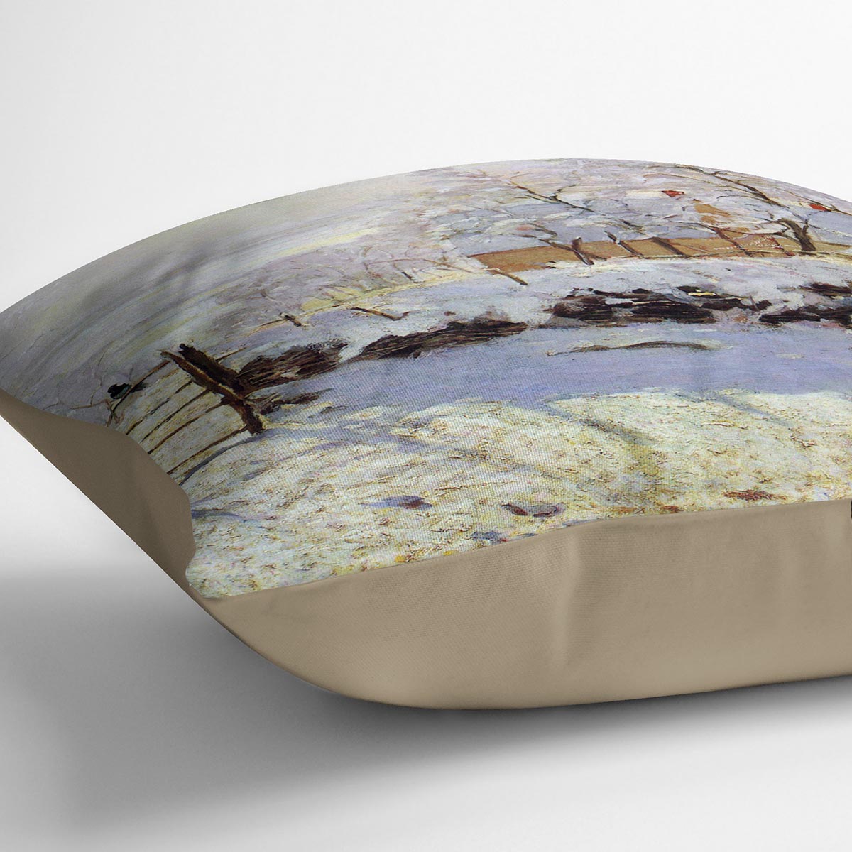 The Magpie by Monet Cushion