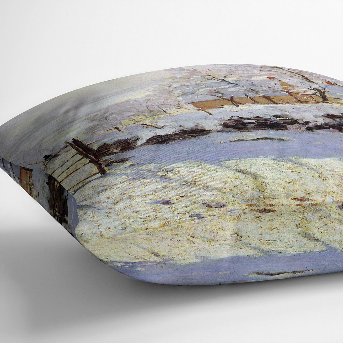 The Magpie by Monet Cushion