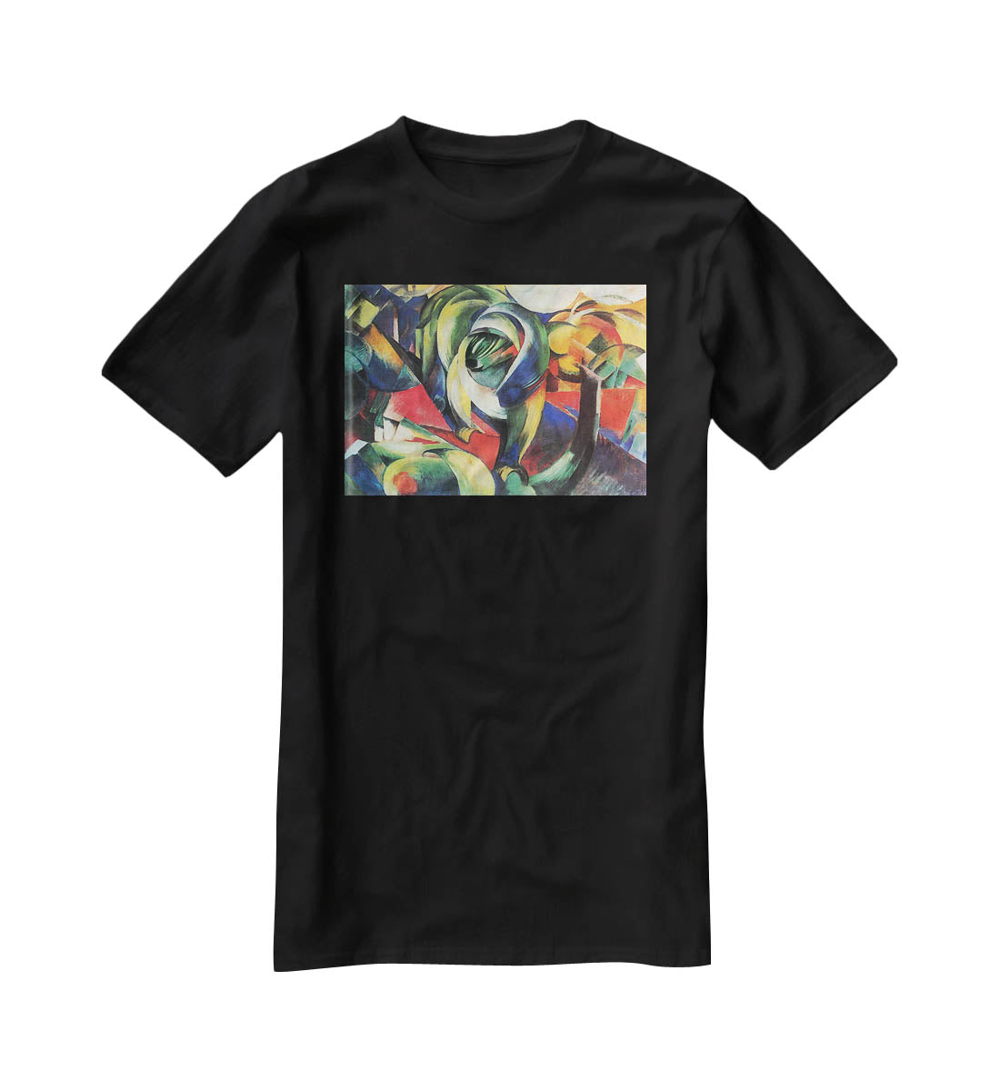 The Mandrill by Franz Marc T-Shirt - Canvas Art Rocks - 1