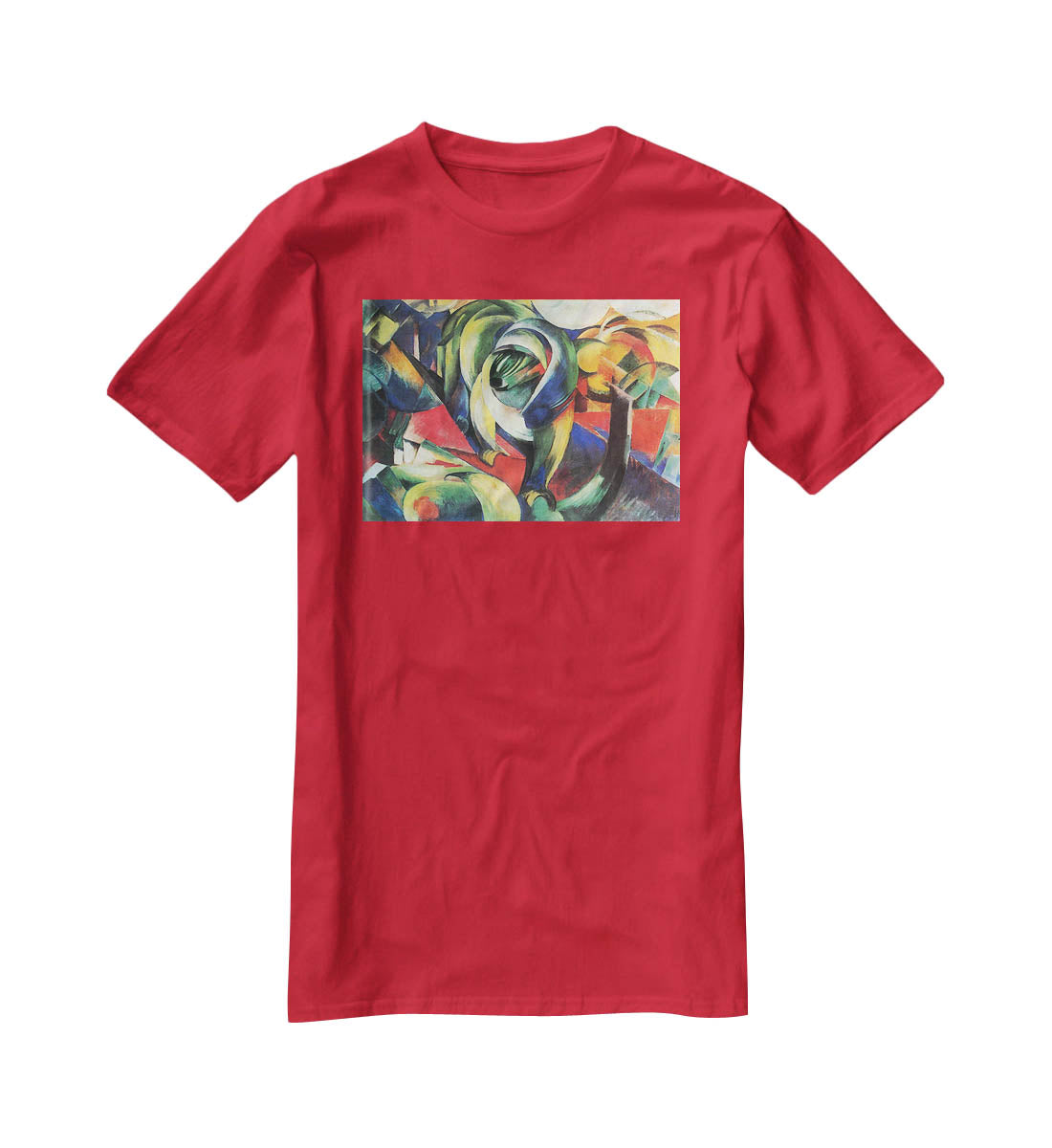 The Mandrill by Franz Marc T-Shirt - Canvas Art Rocks - 4