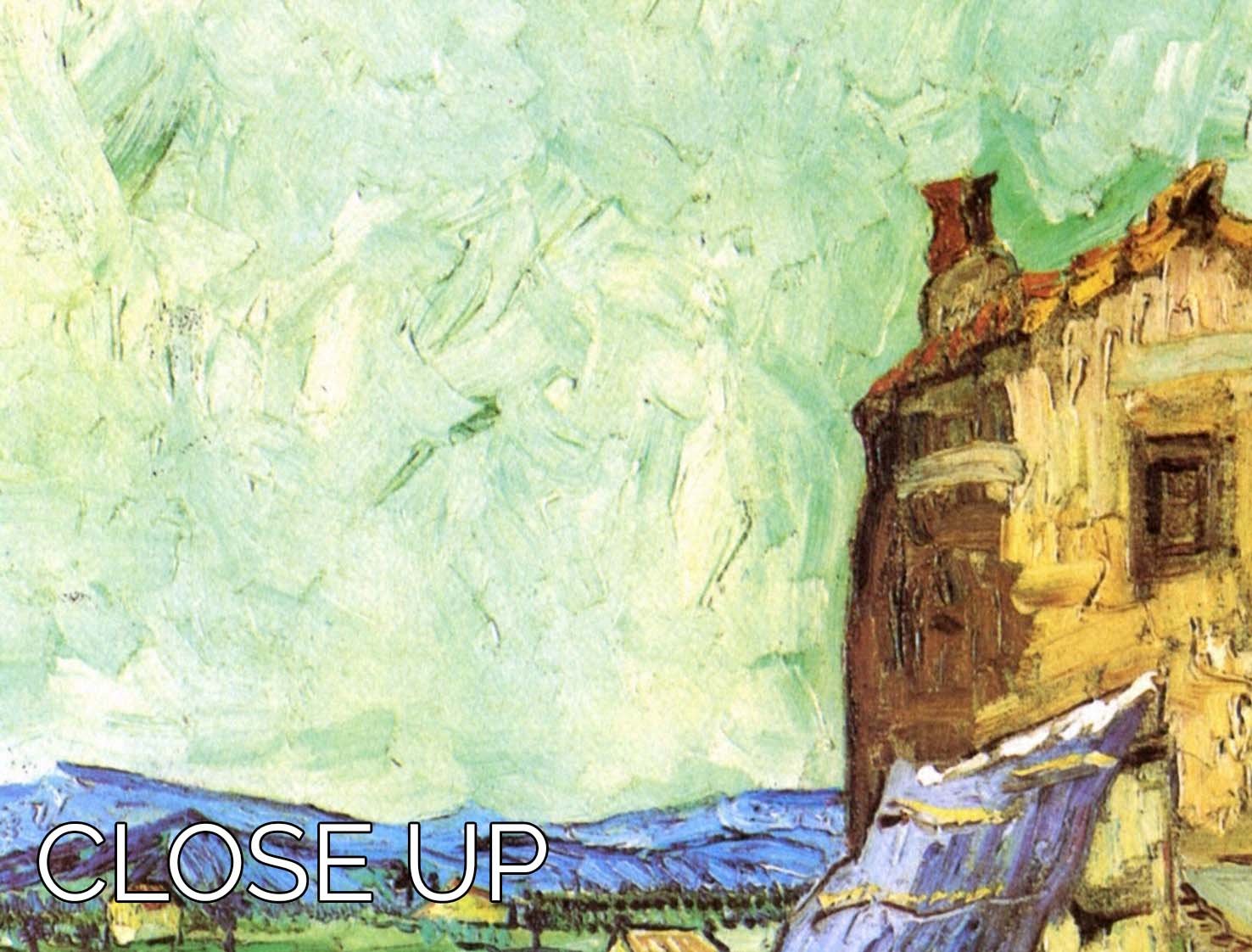 The Old Mill by Van Gogh 3 Split Panel Canvas Print - Canvas Art Rocks - 3