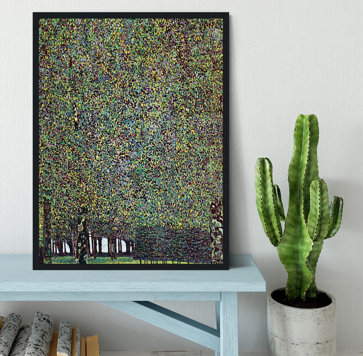 The Park by Klimt Framed Print - Canvas Art Rocks - 2