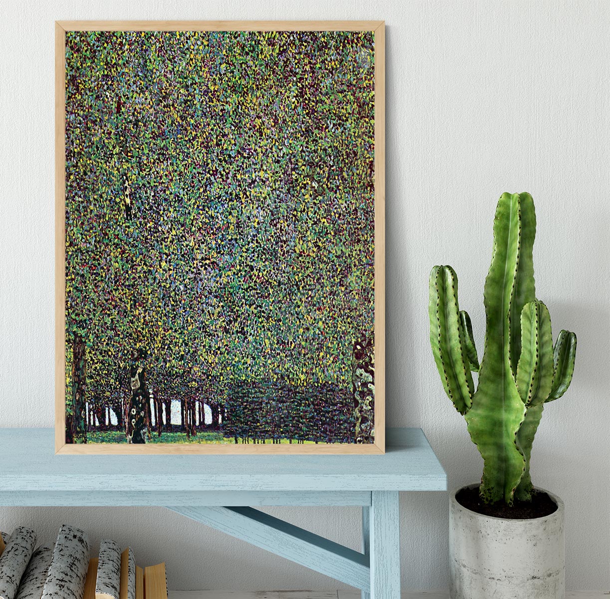 The Park by Klimt Framed Print - Canvas Art Rocks - 4