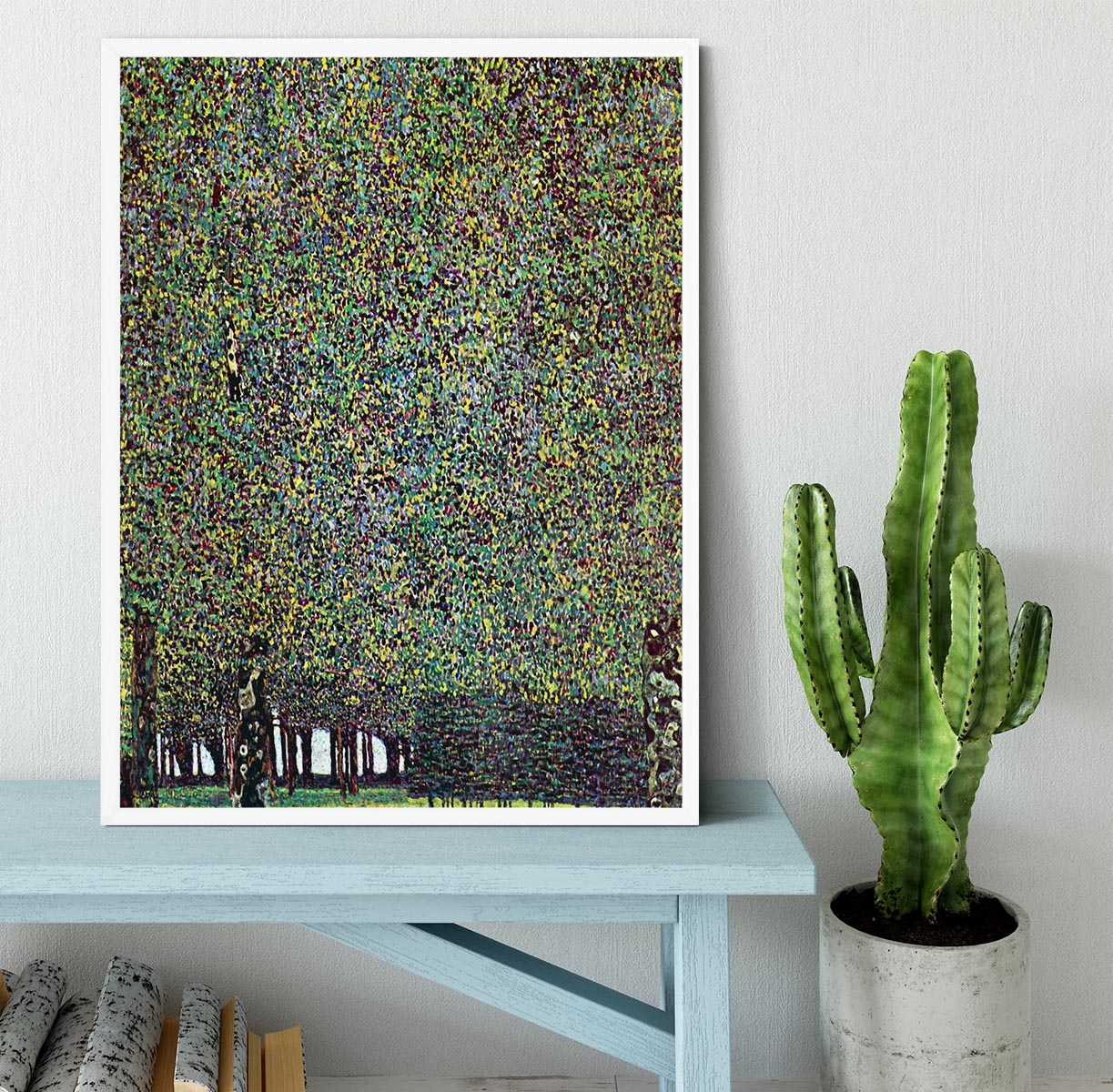 The Park by Klimt Framed Print - Canvas Art Rocks -6
