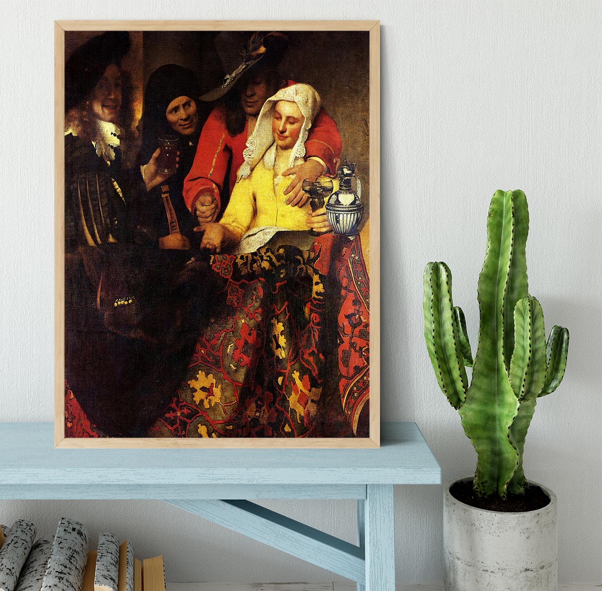 The Procuress by Vermeer Framed Print - Canvas Art Rocks - 4