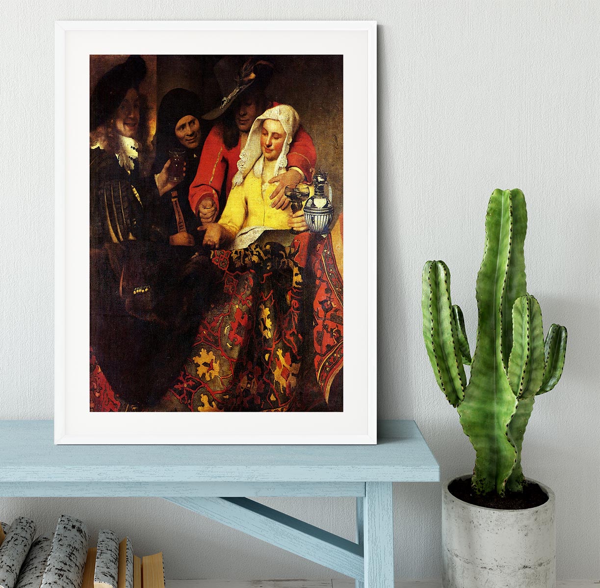 The Procuress by Vermeer Framed Print - Canvas Art Rocks - 5