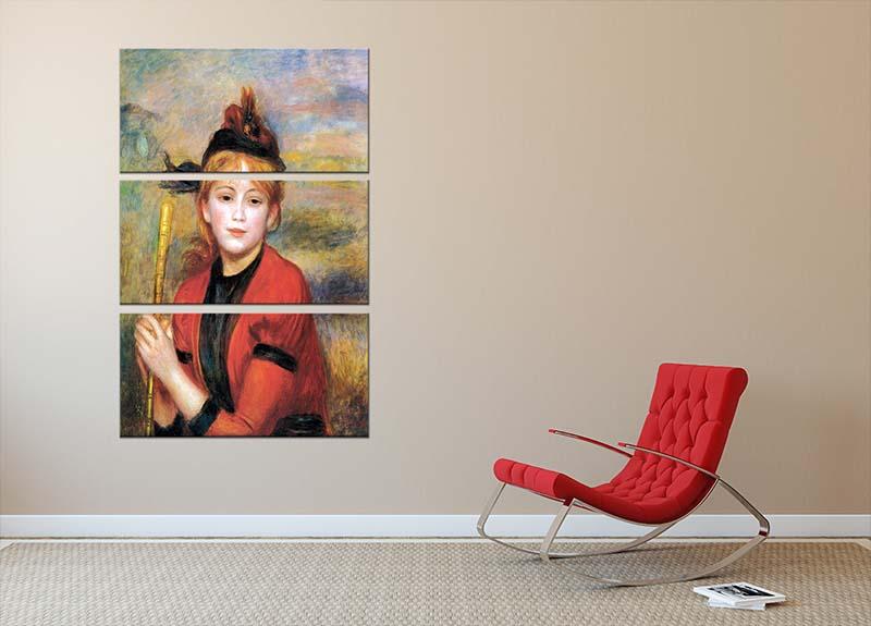 The Rambler by Renoir 3 Split Panel Canvas Print - Canvas Art Rocks - 2