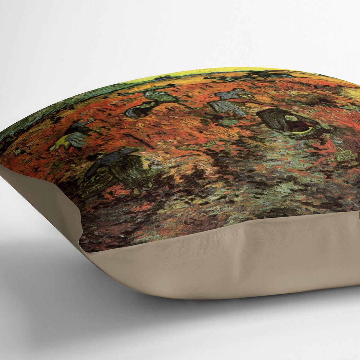 The Red Vineyard by Van Gogh Cushion
