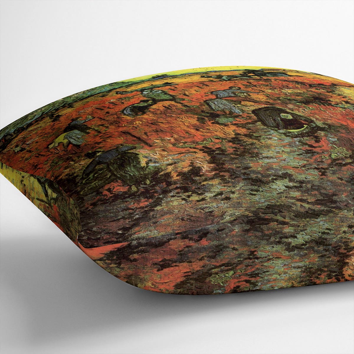 The Red Vineyard by Van Gogh Cushion