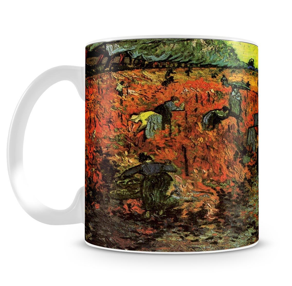 The Red Vineyard by Van Gogh Mug - Canvas Art Rocks - 4