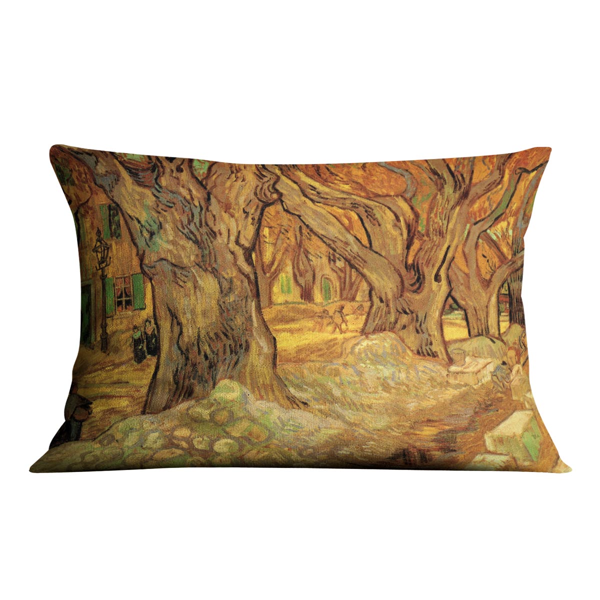 The Road Menders 2 by Van Gogh Cushion