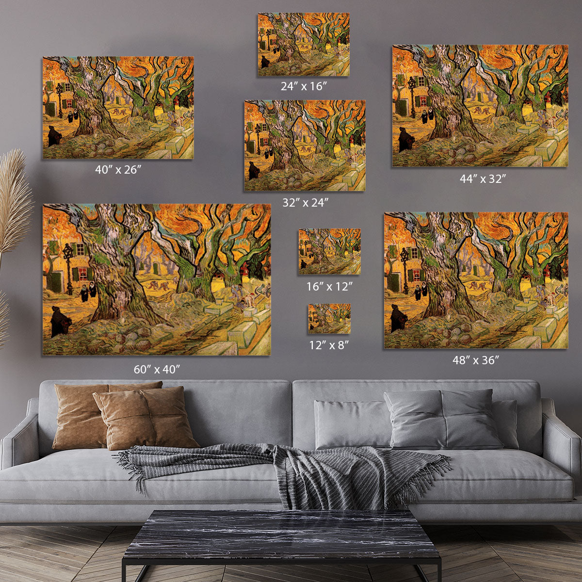 The Road Menders by Van Gogh Canvas Print or Poster - Canvas Art Rocks - 7