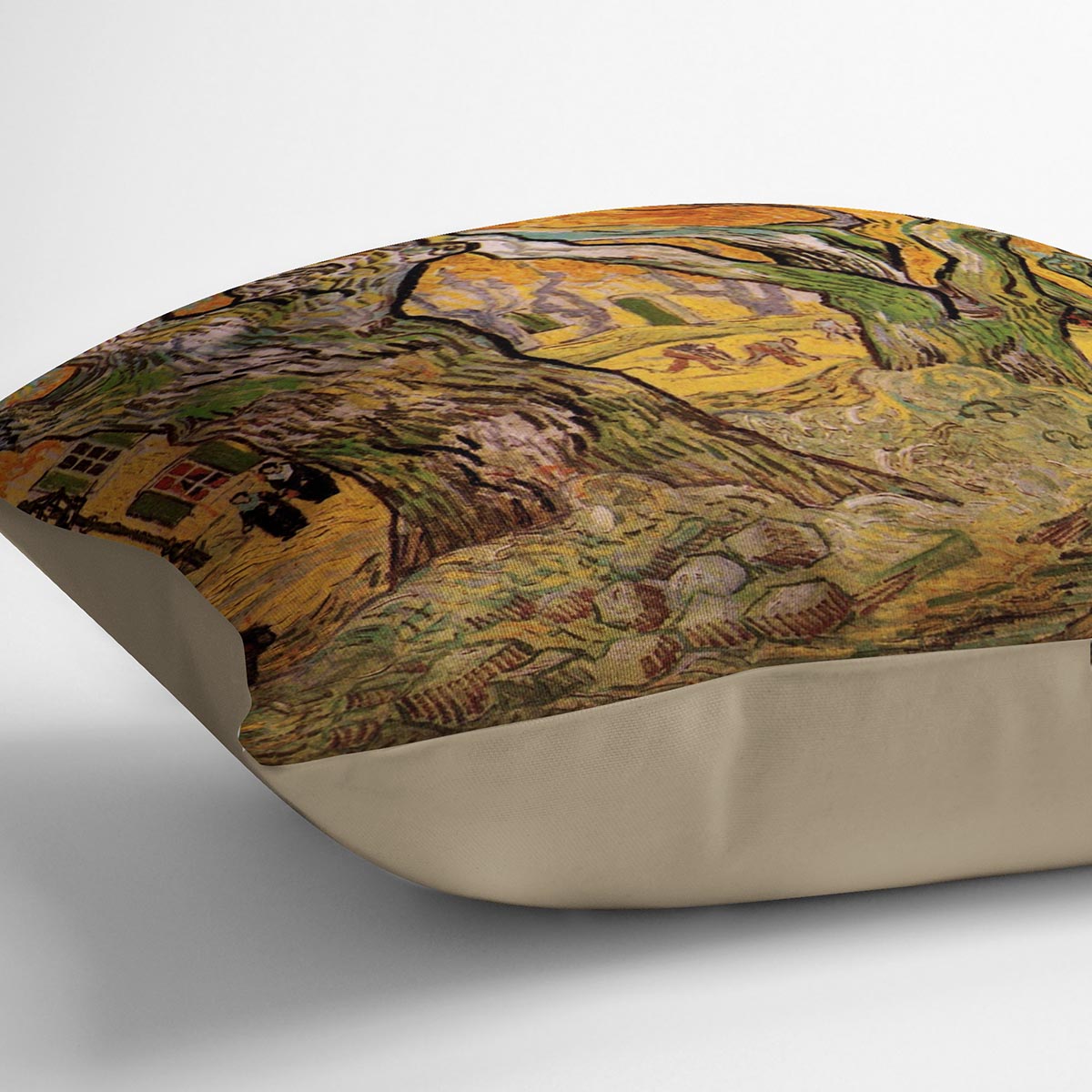 The Road Menders by Van Gogh Cushion