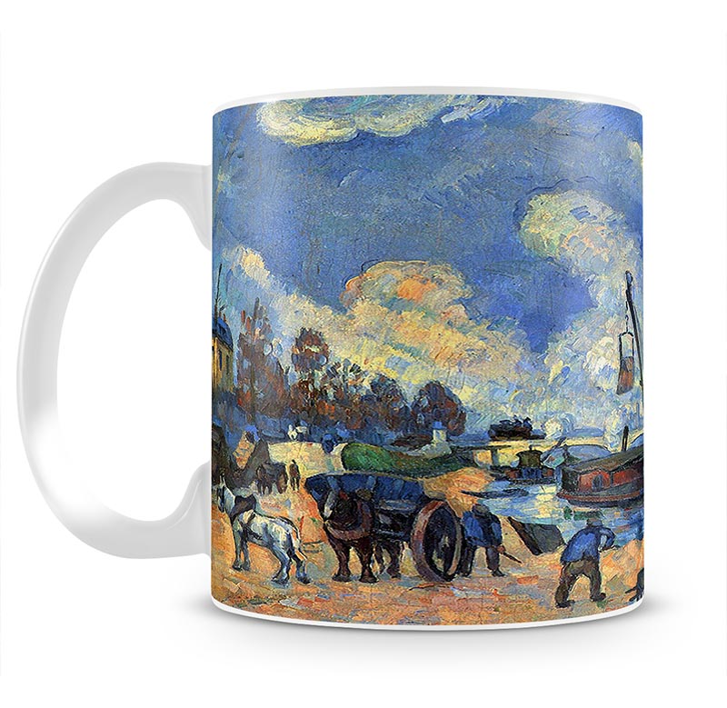 The Seine at Bercy by Cezanne Mug - Canvas Art Rocks - 1