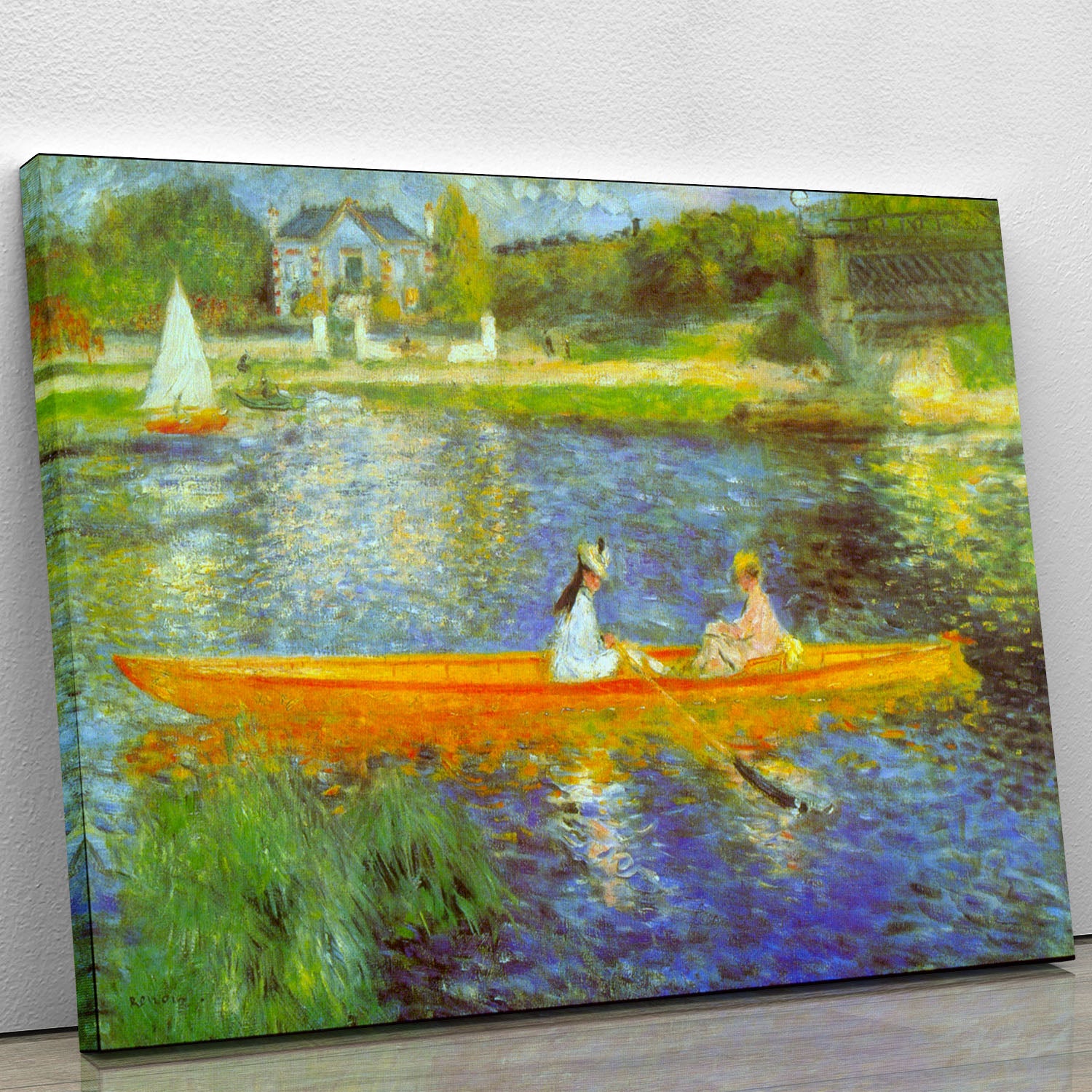 The Seine by Renoir Canvas Print or Poster - Canvas Art Rocks - 1
