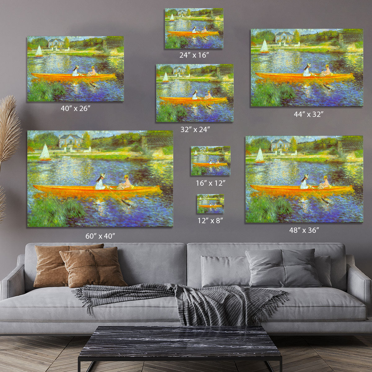 The Seine by Renoir Canvas Print or Poster - Canvas Art Rocks - 7