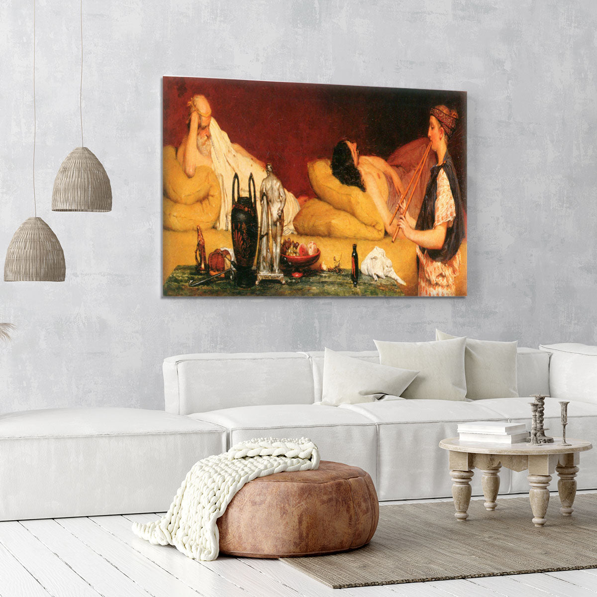 The Siesta by Alma Tadema Canvas Print or Poster - Canvas Art Rocks - 6