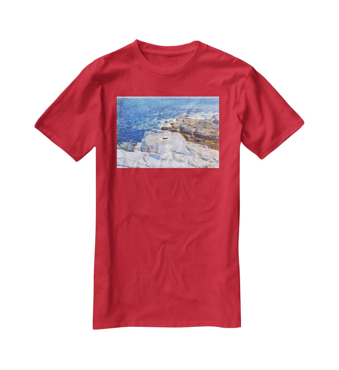 The Southern rock riffs Appledore by Hassam T-Shirt - Canvas Art Rocks - 4