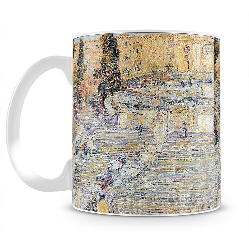The Spanish steps by Hassam Mug - Canvas Art Rocks - 1