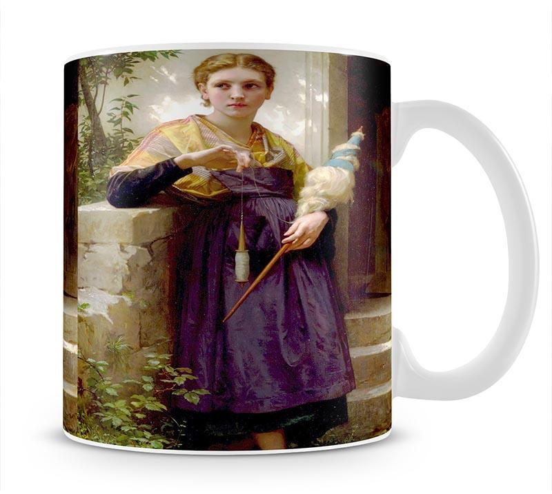 The Spinne By Bouguereau Mug - Canvas Art Rocks - 1