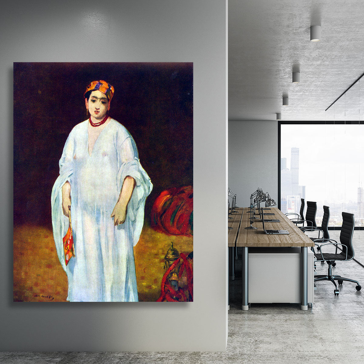 The Sultan by Manet Canvas Print or Poster - Canvas Art Rocks - 3