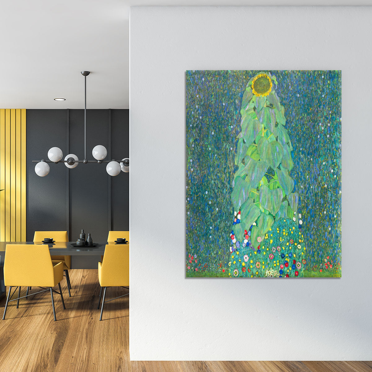 The Sunflower by Klimt Canvas Print or Poster - Canvas Art Rocks - 4