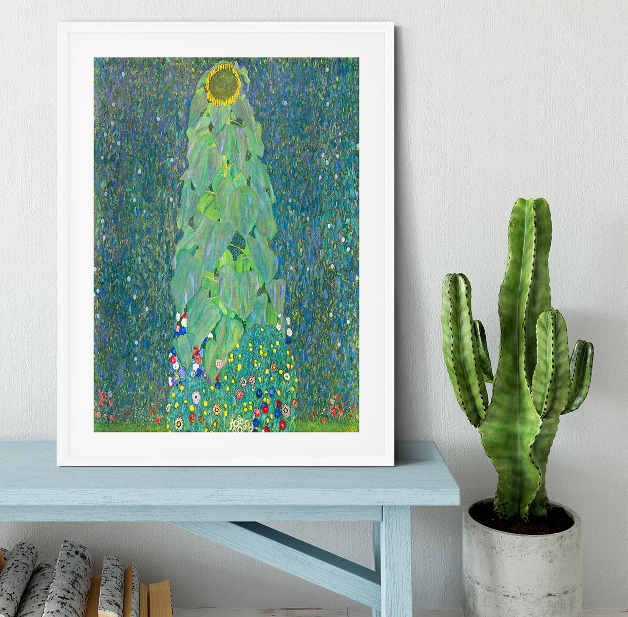 The Sunflower by Klimt Framed Print - Canvas Art Rocks - 5