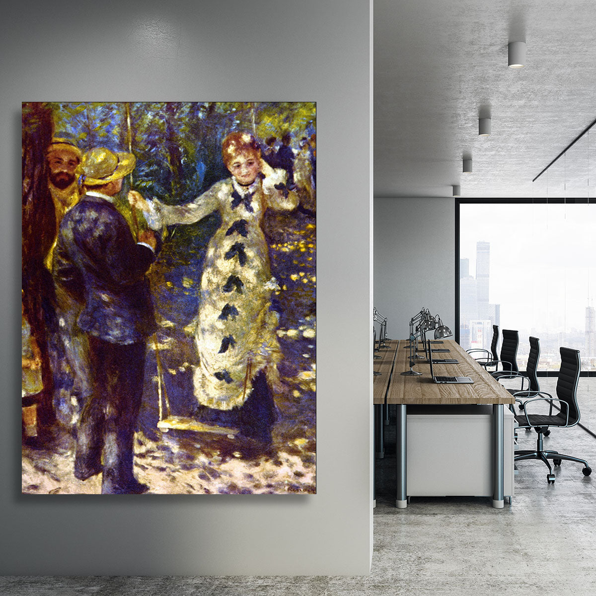 The Swing by Renoir Canvas Print or Poster - Canvas Art Rocks - 3