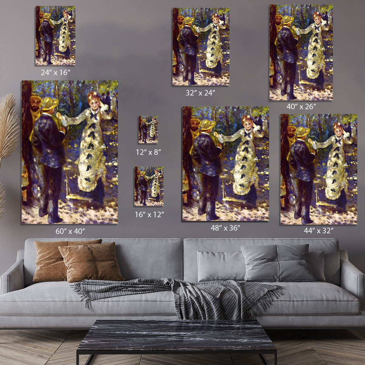 The Swing by Renoir Canvas Print or Poster - Canvas Art Rocks - 7