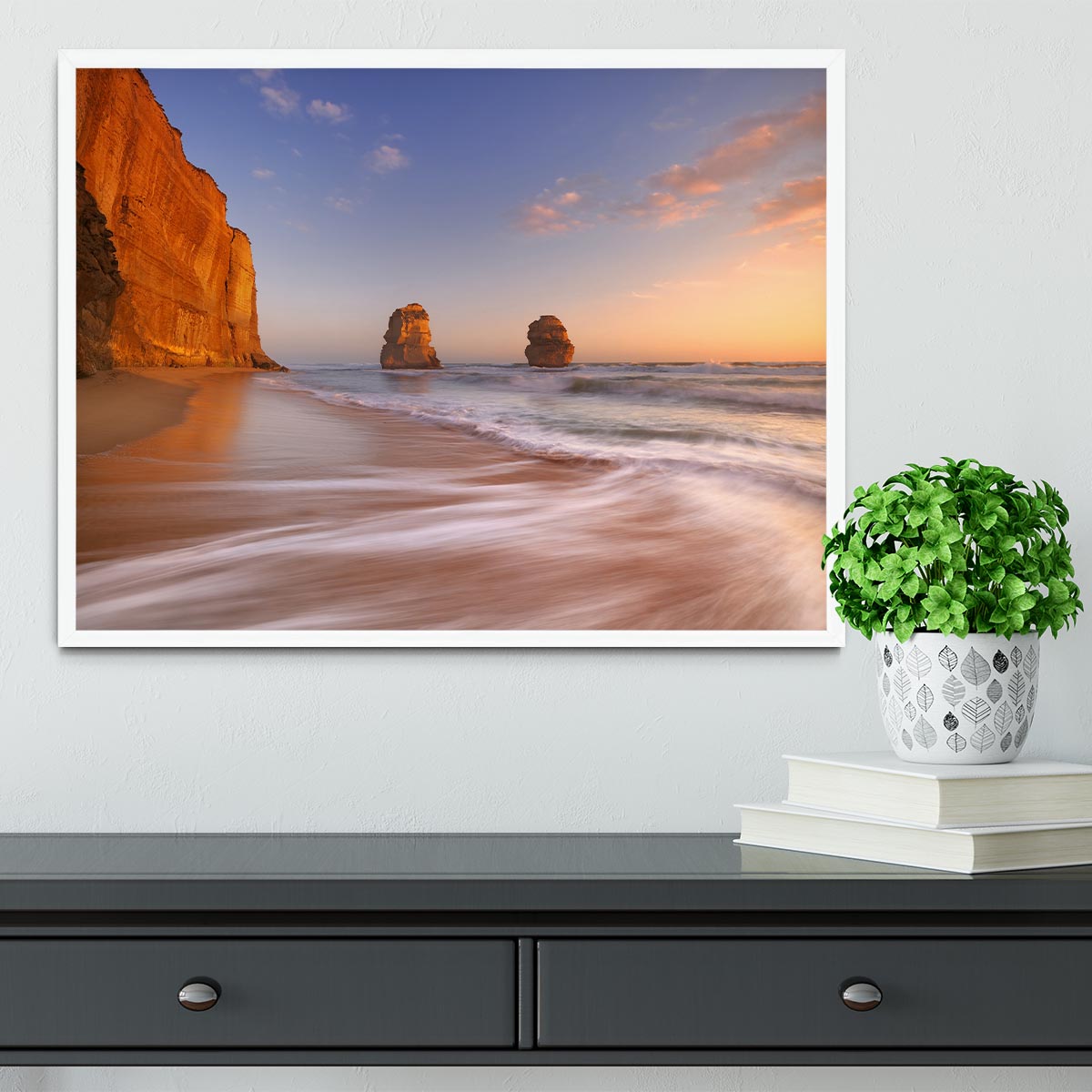 The Twelve Apostles Framed Print - Canvas Art Rocks -6