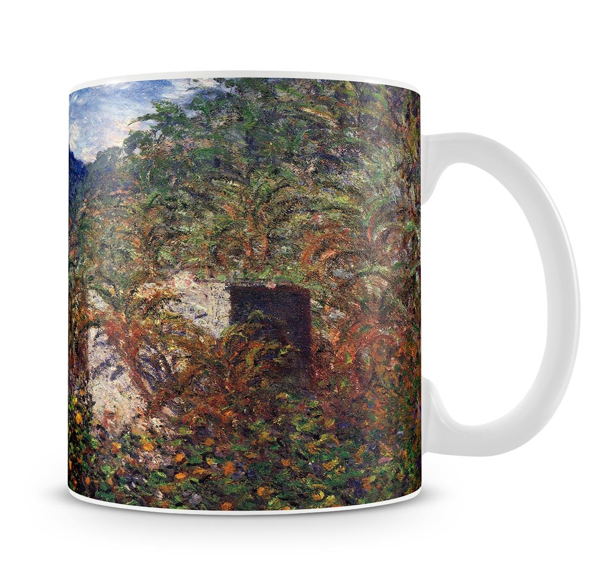 The Valley Sasso Bordighera by Monet Mug - Canvas Art Rocks - 4