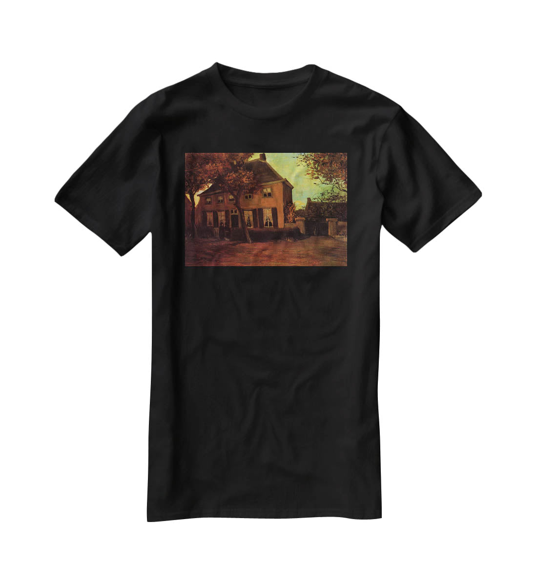 The Vicarage at Nuenen by Van Gogh T-Shirt - Canvas Art Rocks - 1