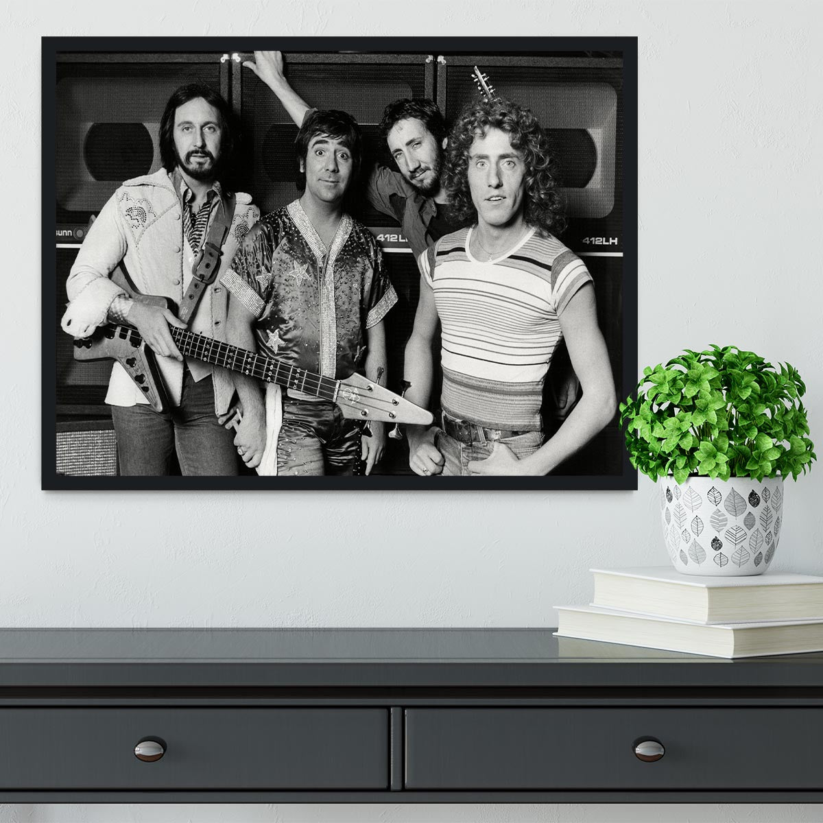 The Who 1977 Framed Print - Canvas Art Rocks - 2