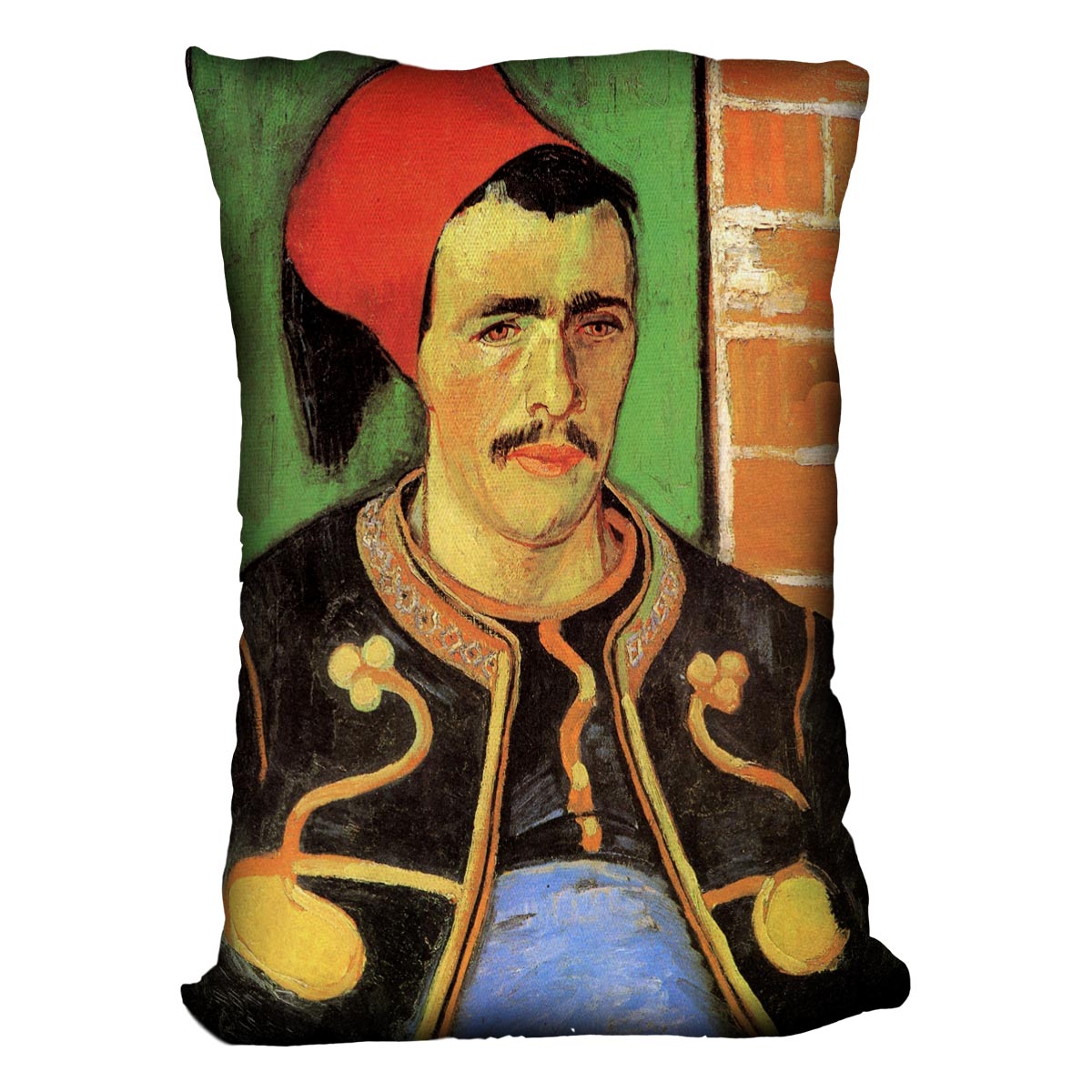 The Zouave Half Length by Van Gogh Cushion