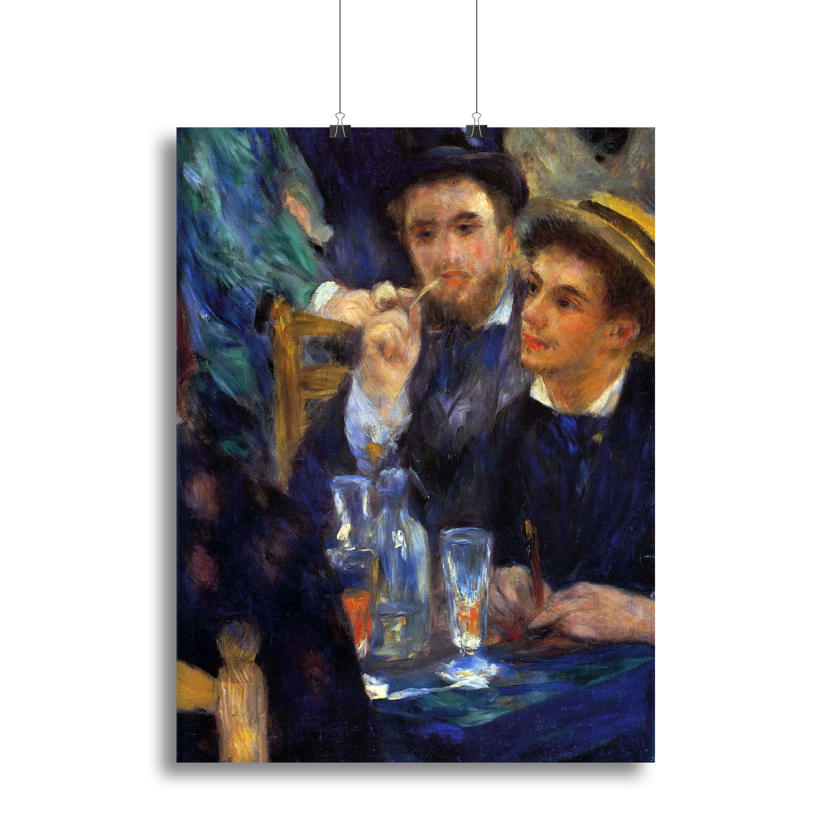 The ball in the Moulin de la Galette detail by Renoir Canvas Print or Poster - Canvas Art Rocks - 2