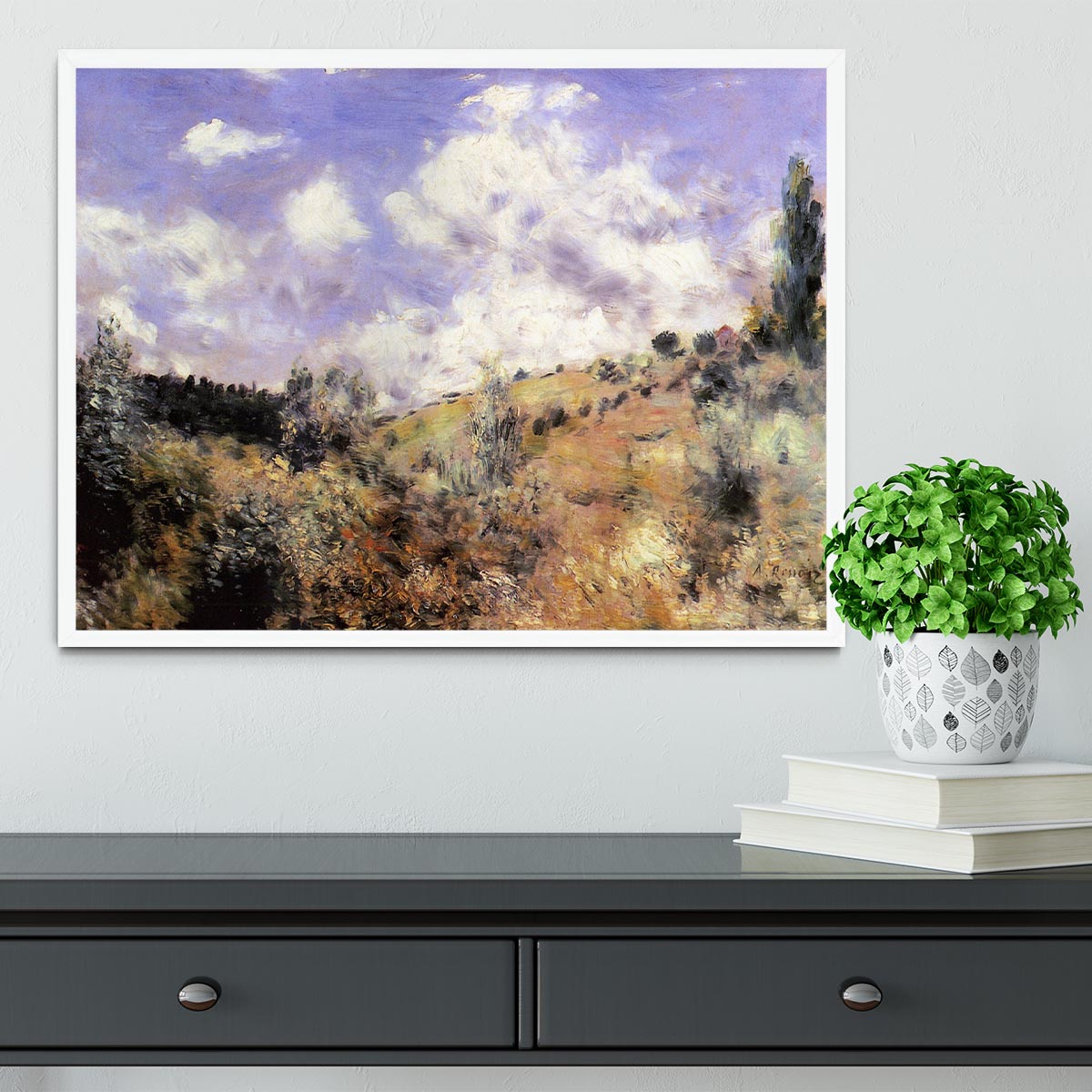 The blast by Renoir Framed Print - Canvas Art Rocks -6