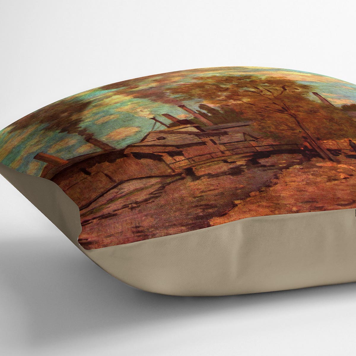 The brook of Robec by Monet Cushion