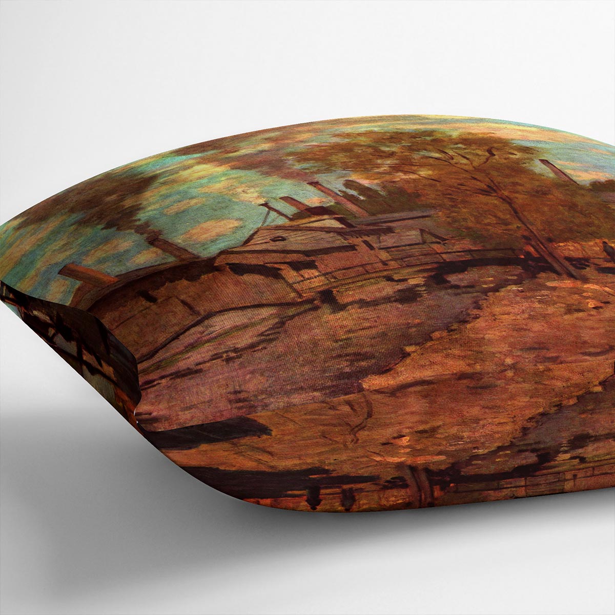 The brook of Robec by Monet Cushion