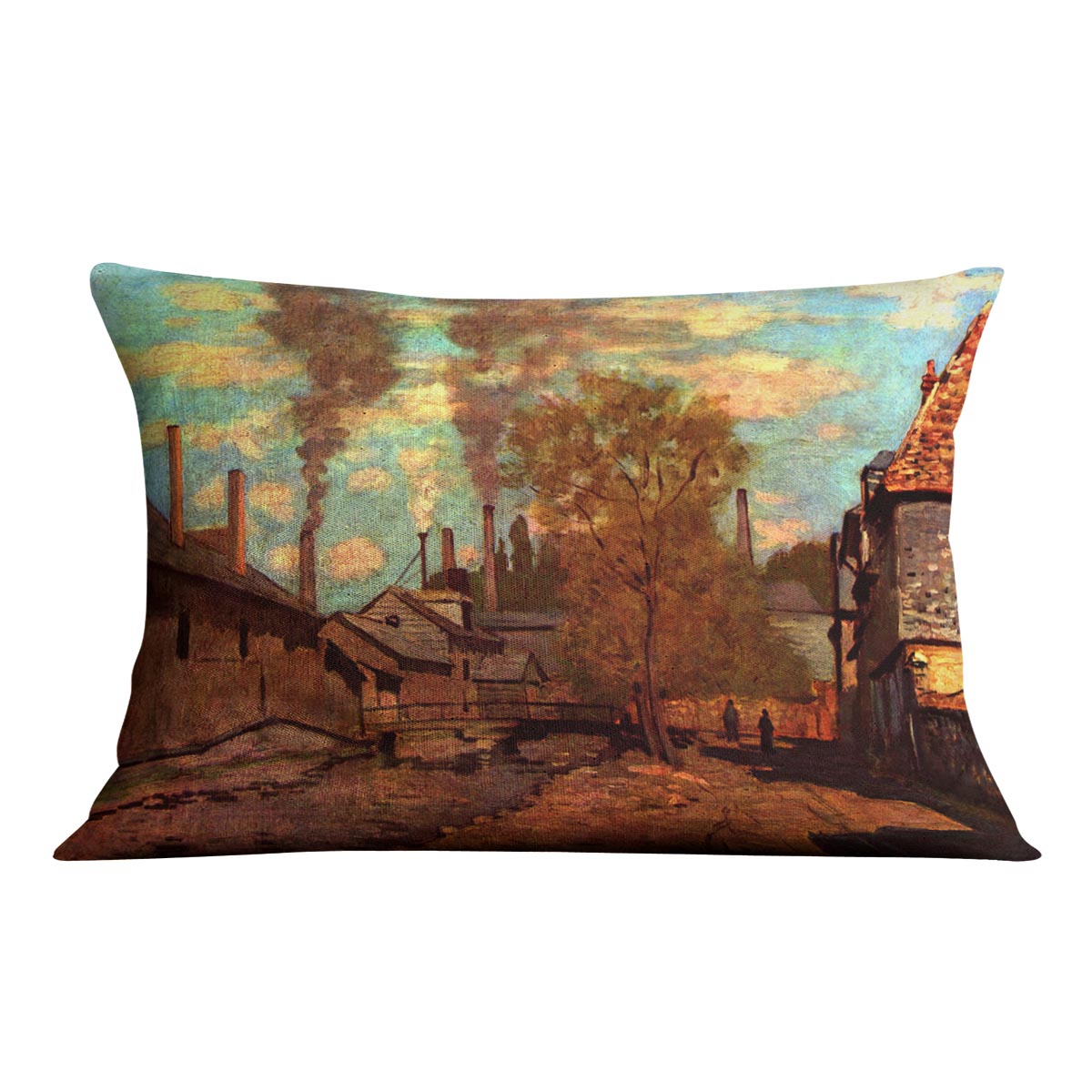 The brook of Robec by Monet Cushion