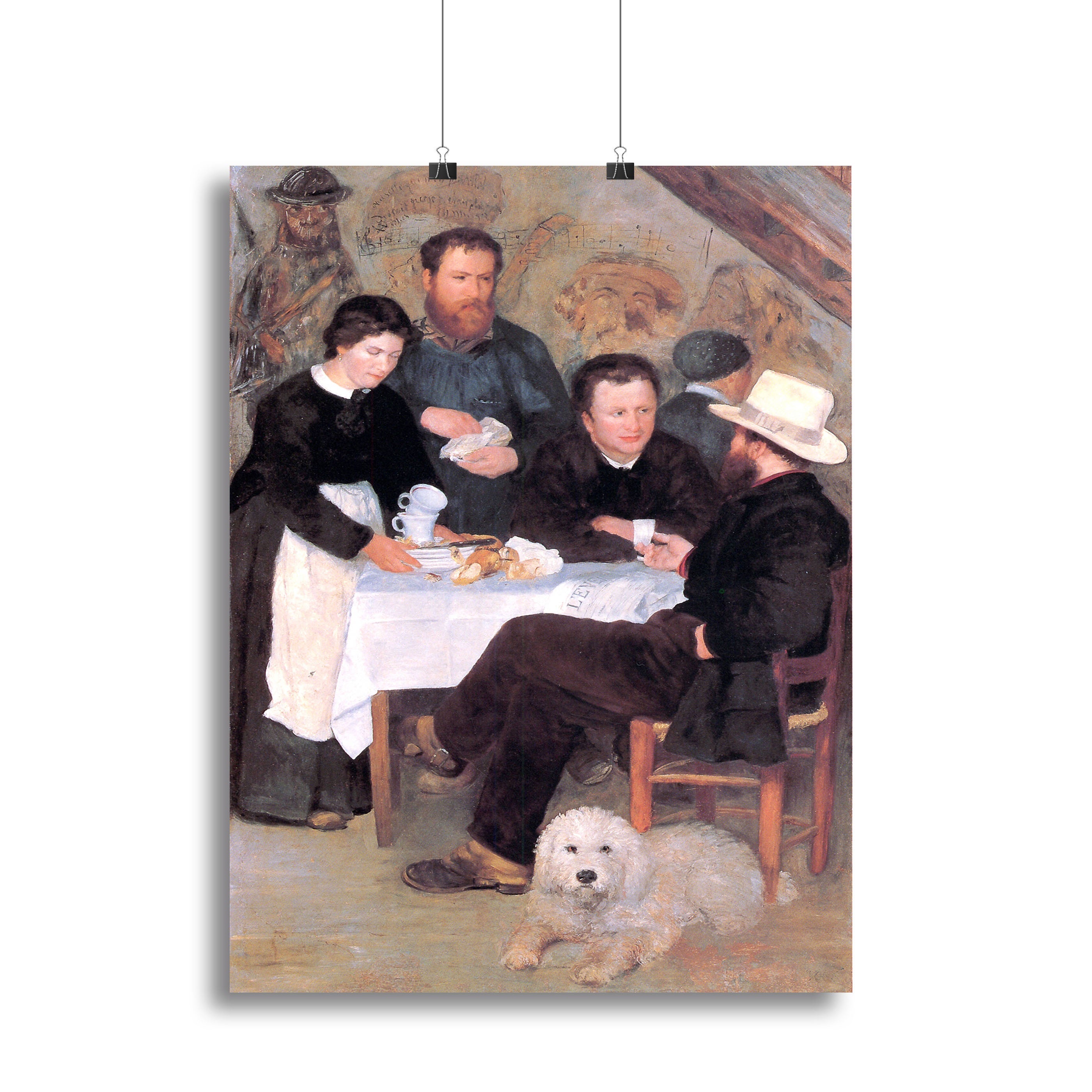 The cabaret of Mm Antony by Renoir Canvas Print or Poster - Canvas Art Rocks - 2