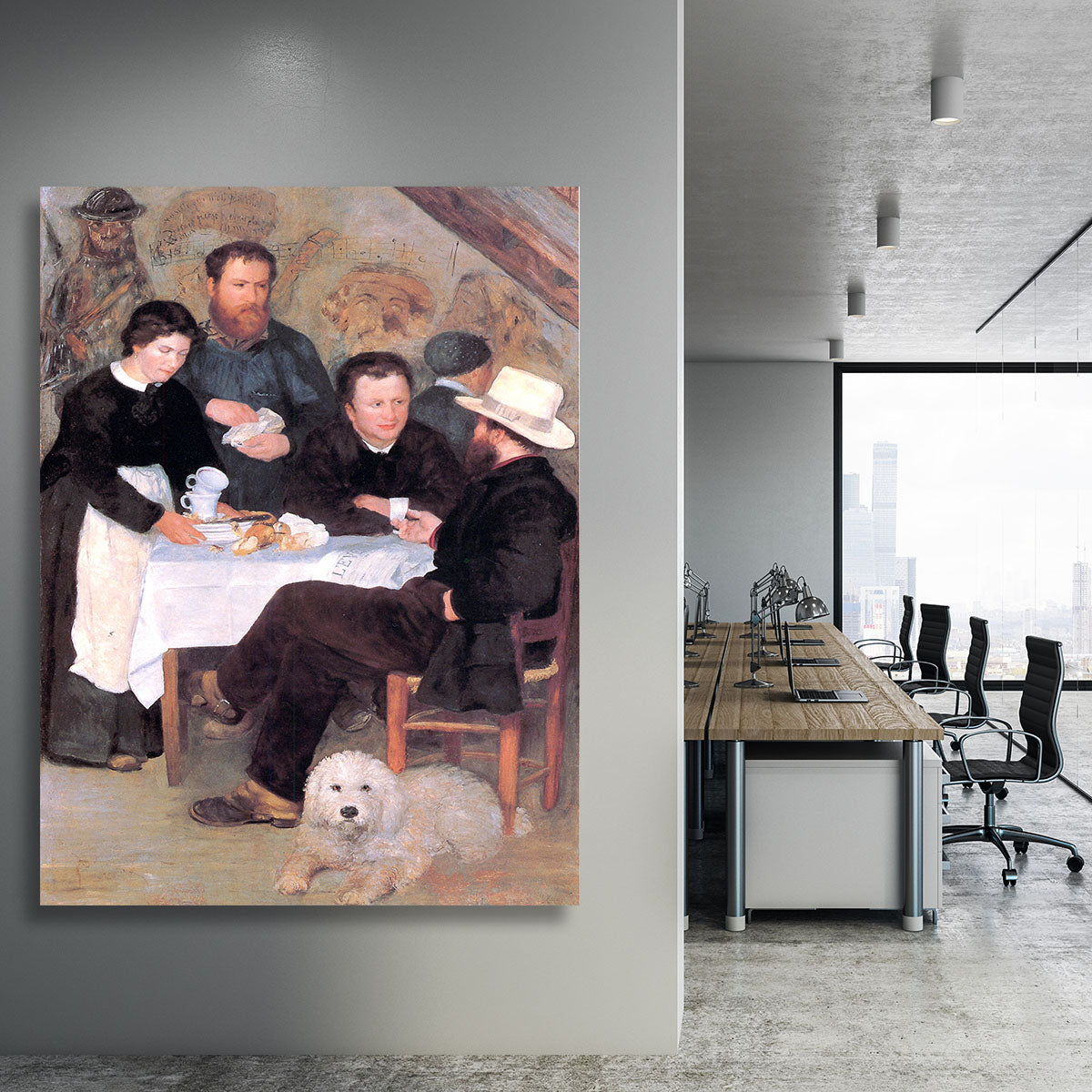 The cabaret of Mm Antony by Renoir Canvas Print or Poster - Canvas Art Rocks - 3