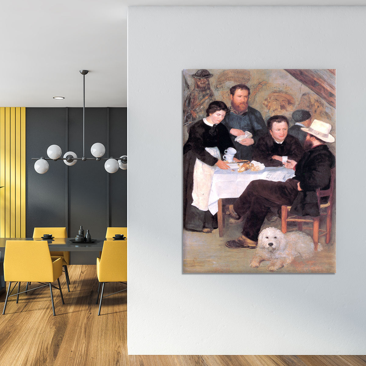 The cabaret of Mm Antony by Renoir Canvas Print or Poster - Canvas Art Rocks - 4