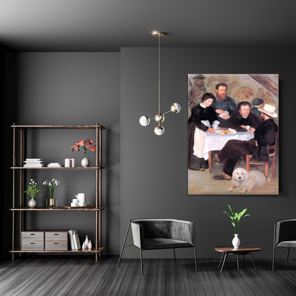 The cabaret of Mm Antony by Renoir Canvas Print or Poster - Canvas Art Rocks - 5