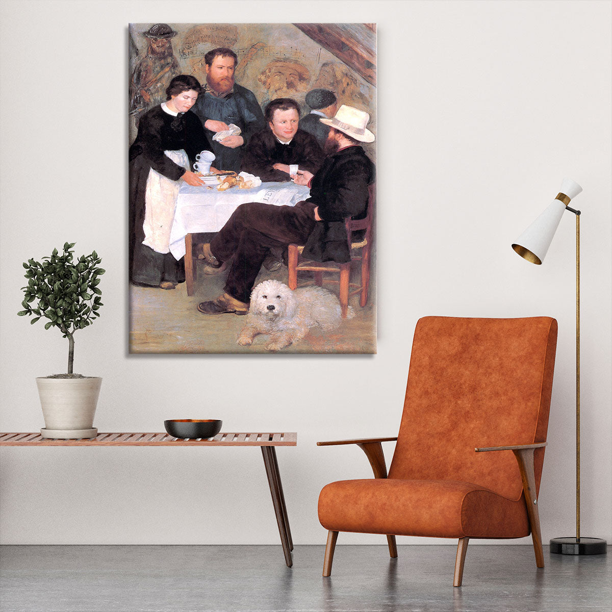 The cabaret of Mm Antony by Renoir Canvas Print or Poster - Canvas Art Rocks - 6